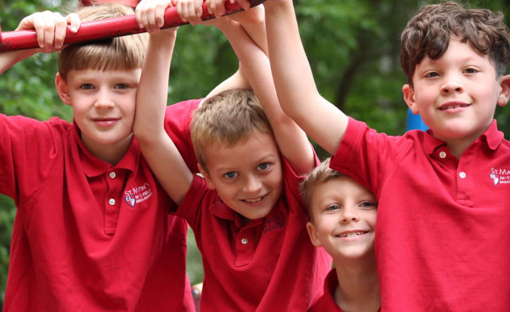 students at St. Martins EpiscopalSchool Severna Park MD